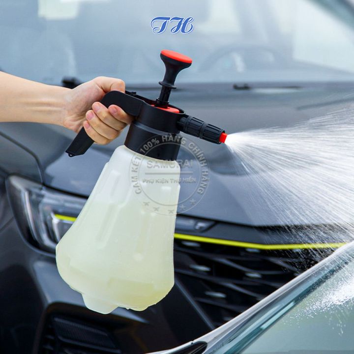 Bình rửa xe bọt tuyết, bình tạo bọt tuyết, phun bọt tuyết bình 2L rửa xe ô tô, xe máy cầm tay vô cùng tiện lợi