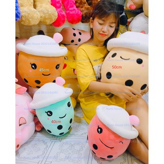 gấu bông trà sữa nấm các size