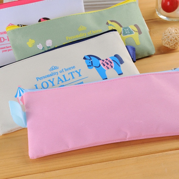 Túi đựng bút vải canvas đáng yêu