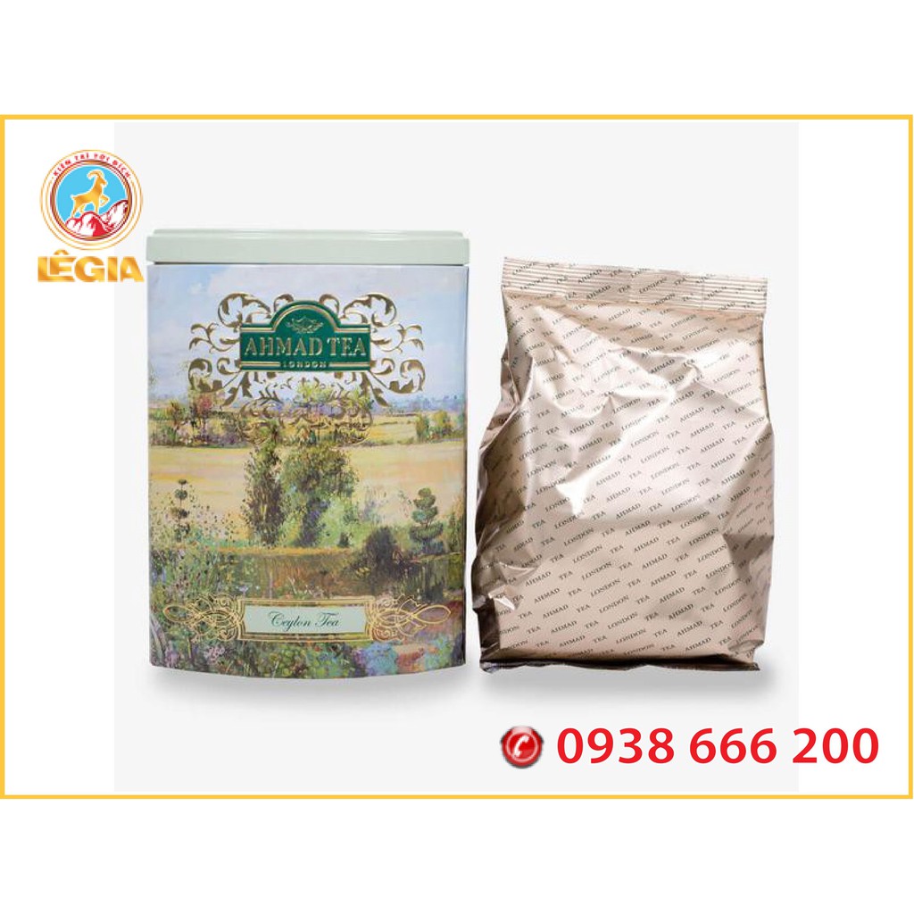 Trà AHMAD CEYLON Hình Bầu Dục 100G (Hộp Thiếc) - AHMAD CEYLON TEA