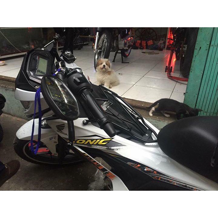 Baga Sonic 150 - sơn đen tĩnh điện - bao bong chóc sơn - phukientuhien