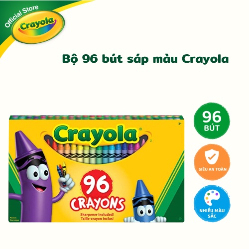 Bộ 96 bút sáp màu Crayola - 520096