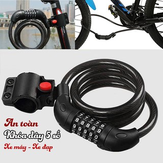 Khóa xe đạp,xe máy 5 số đổi được mật khẩu