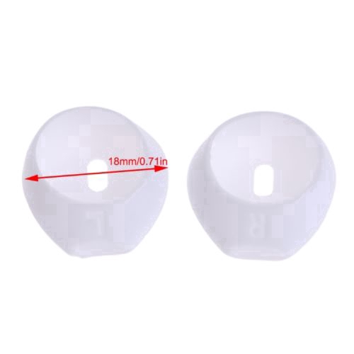 1 cặp non-slip sports clear for airpod in-ear earbuds airpods silicone ear tips vỏ tai nghe miếng đệm tai silicon thoải mái miếng đệm tai nghe
