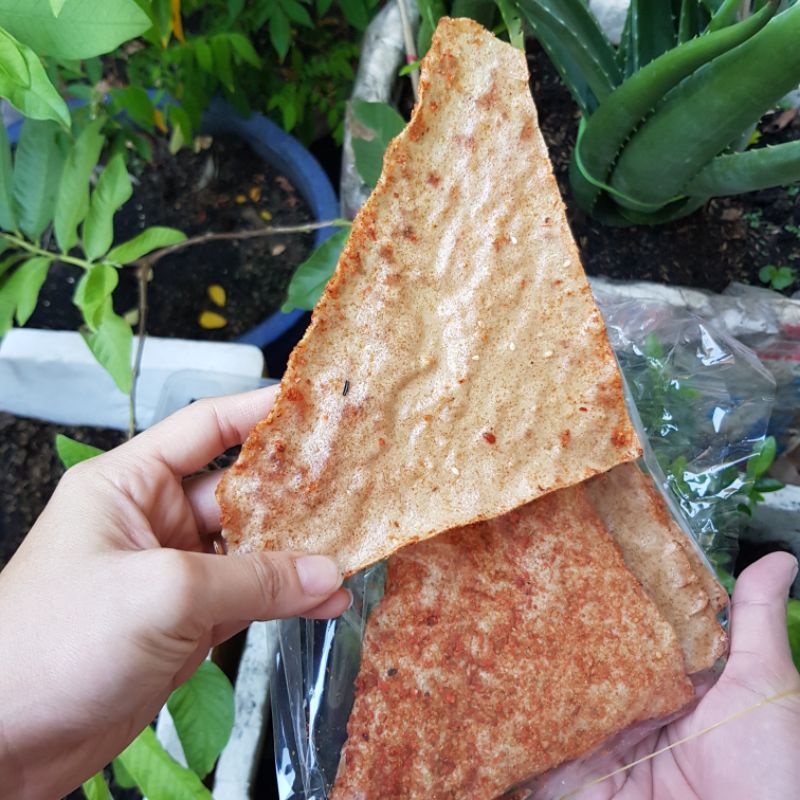 Bánh tráng mắm ruốc_ bánh tráng sate bò_ bánh phồng chuối
