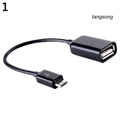 Cáp Otg Ts-Usb 2.0 A Female Sang Micro B Male Cho Samsung Htc