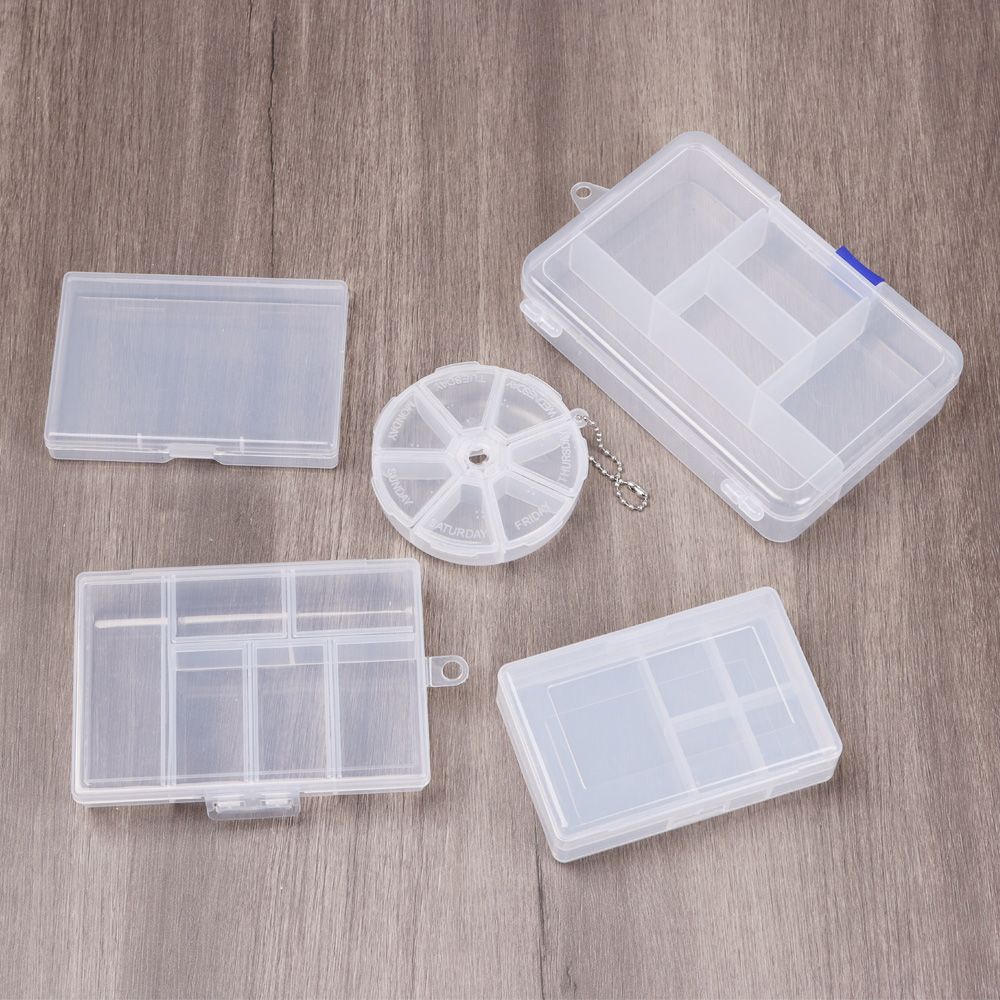 CONOPERY Hộp đựng đồ hình vuông bằng nhựa trong suốt 13 kiểu tùy chọn tiện dụng