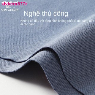 áo len namBảy con sói nam băng lụa áo vest không tay thun mùa hè phương thức sơ mi cao cấp liền từ bi