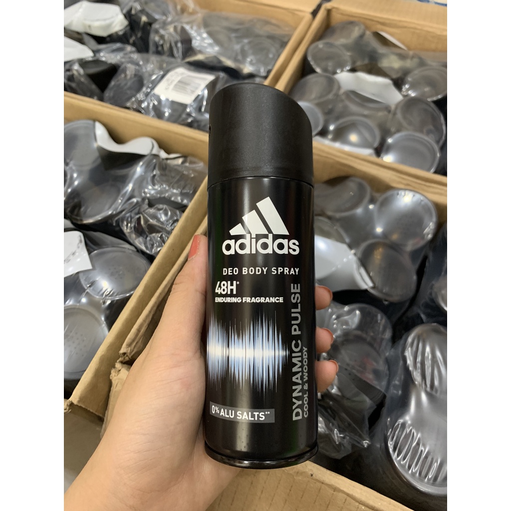 Xịt Khử Mùi Nam Adidas Deo Body Spray 48H 150ml Lưu Hương Toàn Thân Phong Cách Lịch Lãm, Nam Tính