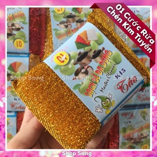 Miếng cước rửa chén ,vệ sinh xe máy làm bóng kinh tuyến