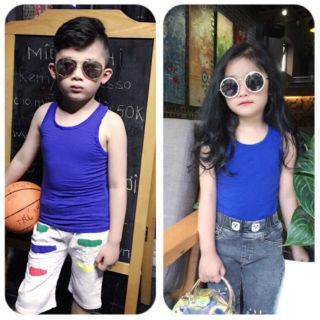 Áo ba lỗ bé trai bé gái 100% cotton borip hàng Việt Nam