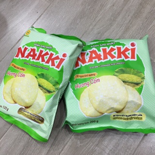 Bánh gạo Nhật NAKKI hương cốm 200g