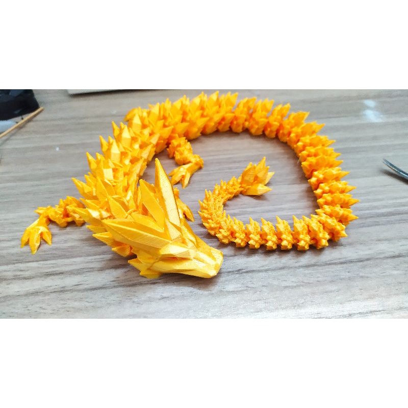 Rồng Crystal in 3d