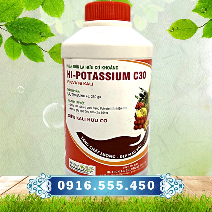 Hi-Potassium C30 Phân bón Kali hữu cơ cao cấp