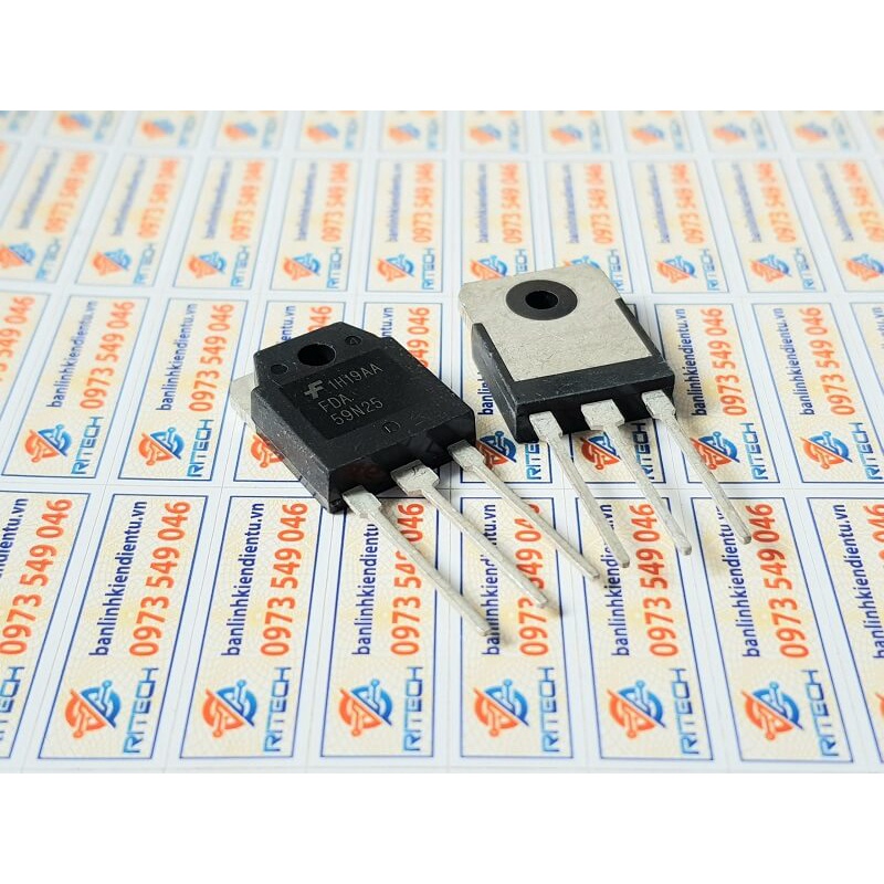 FDA59N25, 59N25 Mosfet kênh N 59A 250V TO-3P