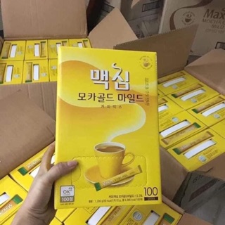 CÀ PHÊ MAXIM MOCHA GOLD HÀN QUỐC 100 GÓI (CÓ QUAI XÁCH LÀM QUÀ TẶNG)