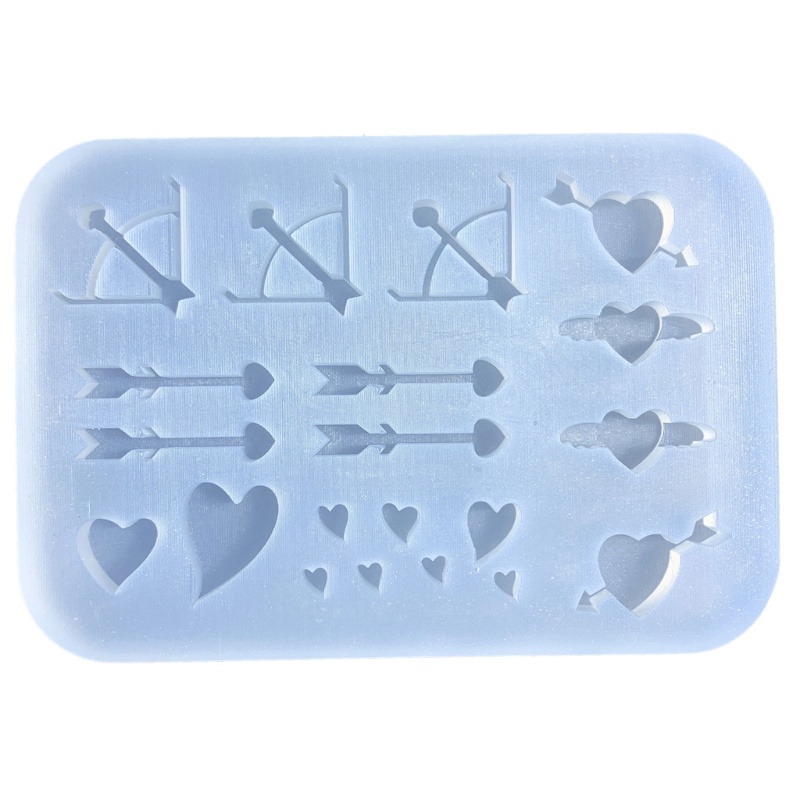 Khuôn Silicone Làm Móc Khóa Hình Cung Thủ Công DIY