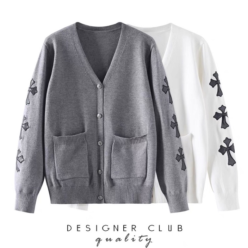 ÁO CDG CHROME 2 MÀU XÁM TRẮNG