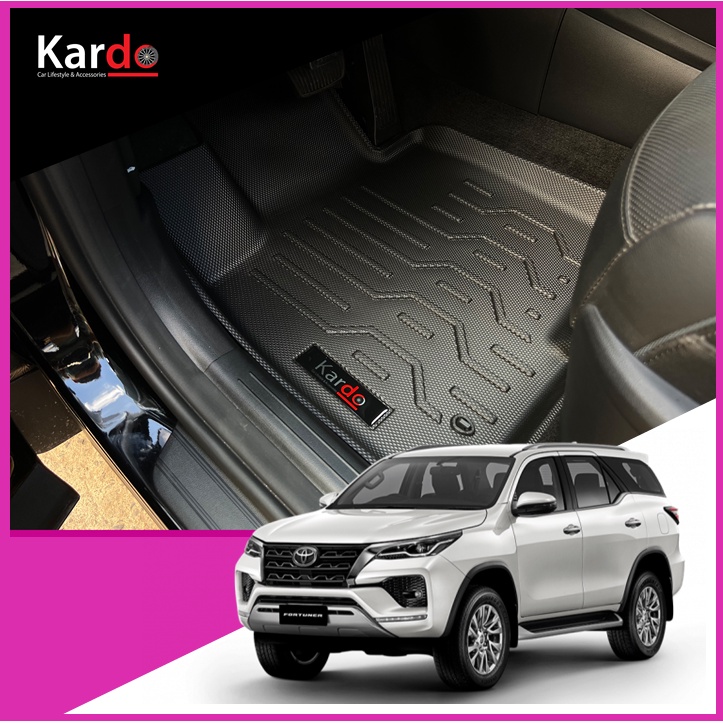Thảm lót sàn KARDO cho Toyota Fortuner (2017 - 2022+)