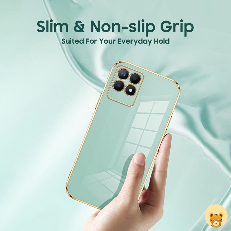 Ốp Điện Thoại Mạ Điện Sang Trọng 7 Màu Tùy Chọn Cho Realme 8i Case 8 Pro 4G 5G