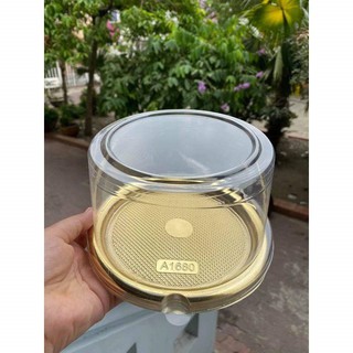 10 hộp nhựa tròn đế vàng A1680