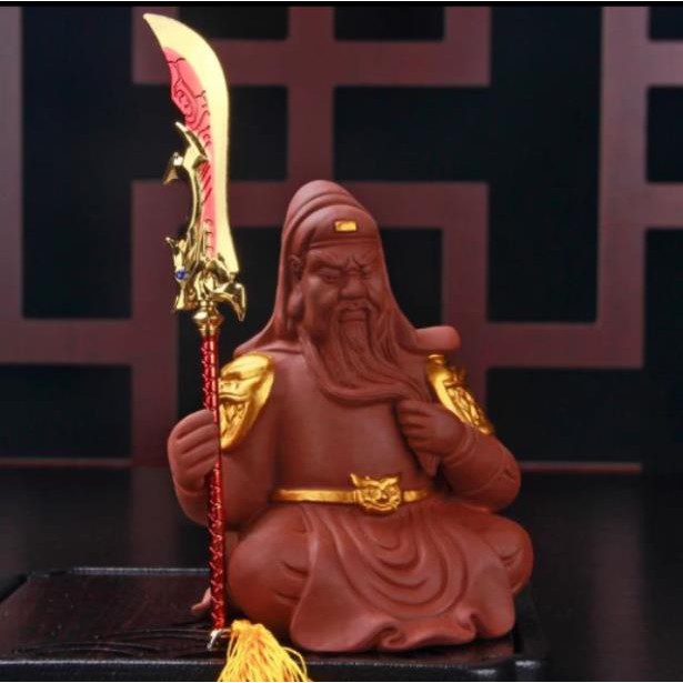 Tượng gốm Quan Vũ