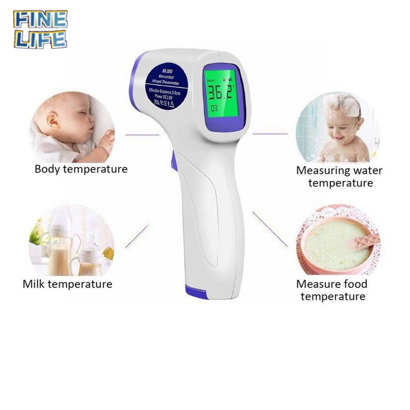 [5.30] Non-Contact Infrared Forehead Thermometer Digital Lcd Backlight High Precision Fever Full Body Temperature Measurement