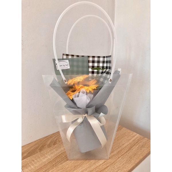 Bó hoa hướng dương sáp nhỏ xinh