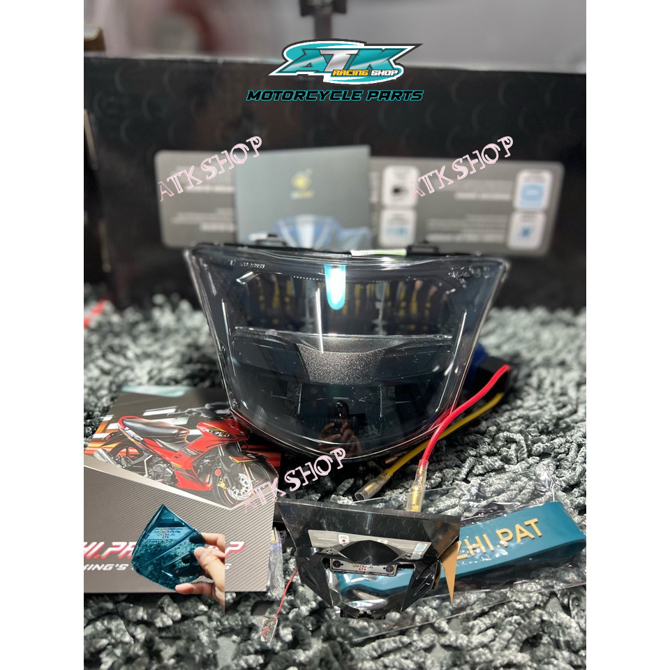 Choá đèn ZHIPAT dành cho xe exciter đời 2006 đến 2010 tặng mão chắn gió zhipat