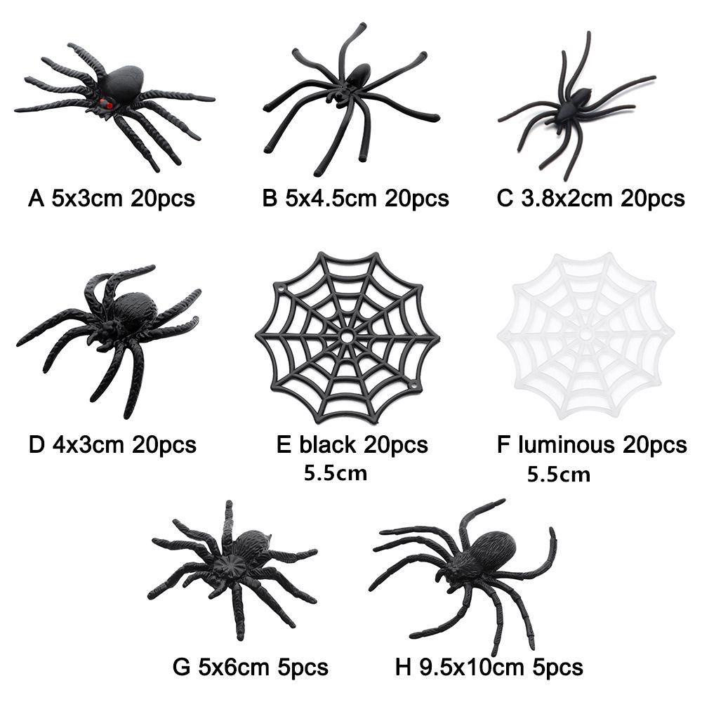 FAY Set 20 Chú Nhện Giả Bằng Nhựa Trang Trí Halloween