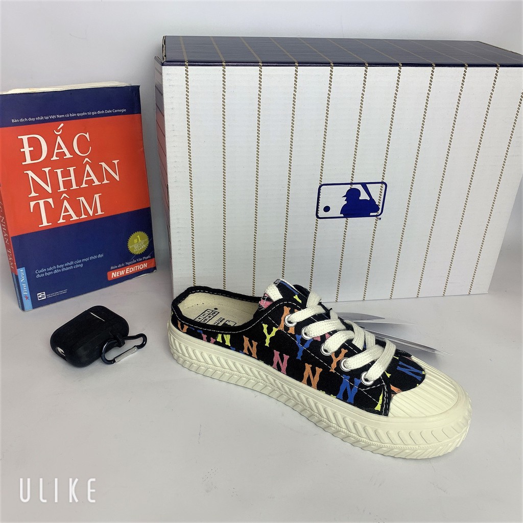 [ FREE SHIP-HÀNG QUẢNG CHÂU ] Giày Đạp Gót, Sục Ny, M.L.B Đạp Gót Đen full box 2021. TG-Giày Humy | BigBuy360 - bigbuy360.vn