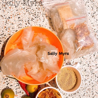 Bánh tráng phơi sương Sally Myra muối nhuyễn hành phi