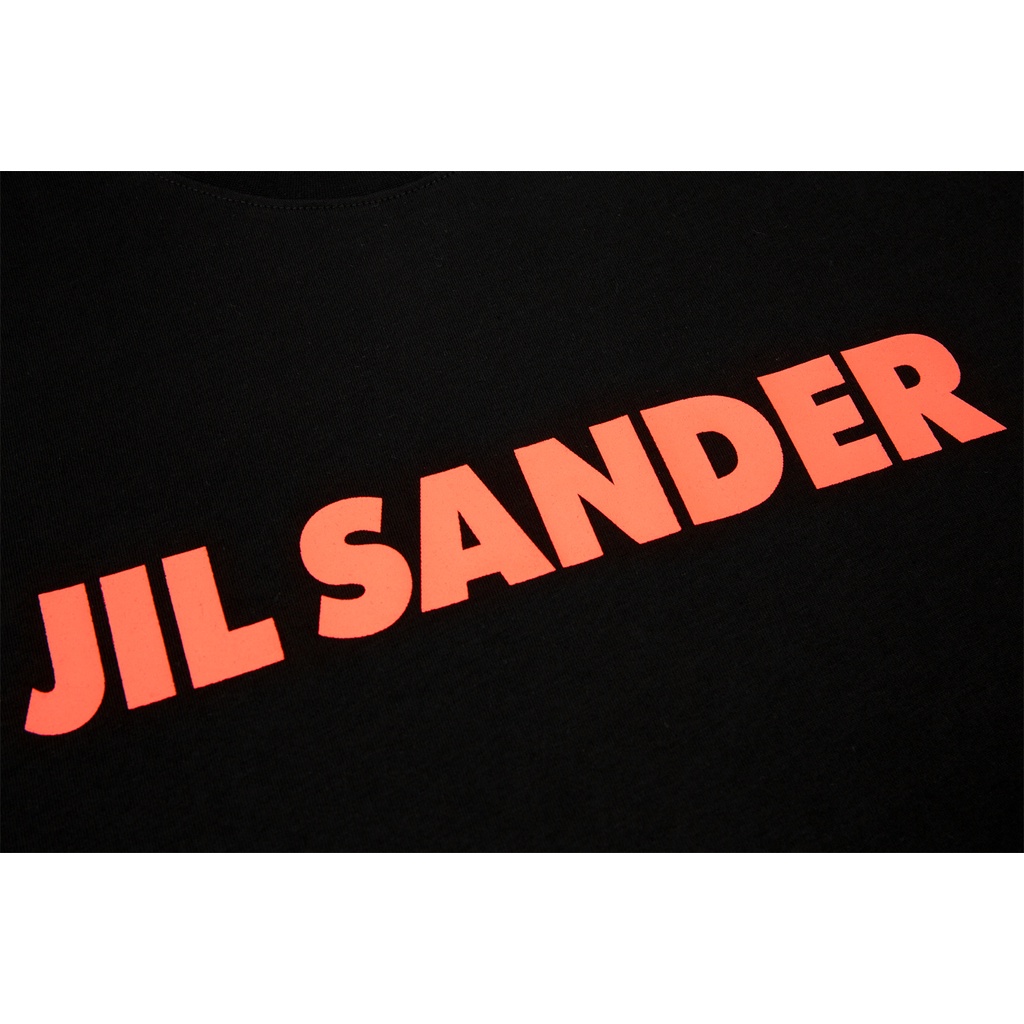JIL SANDER letter print T-shirt 2022 early spring new oversize couple with short sleeves