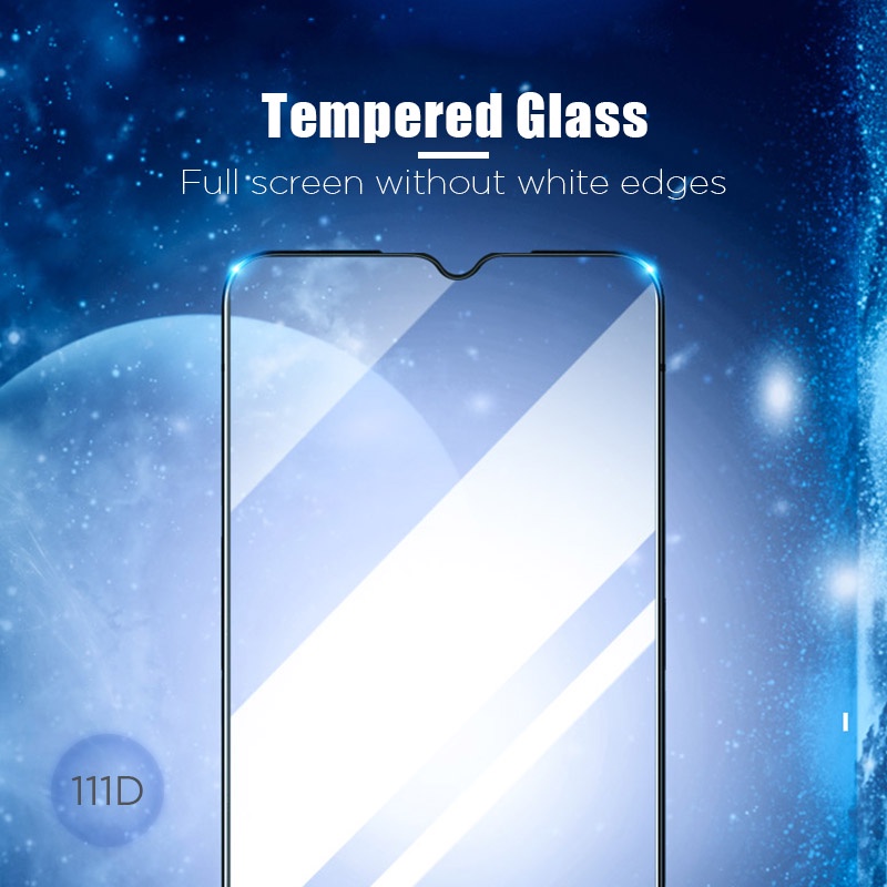 Miếng dán kính cường lực cho Xiaomi Redmi Note 8 / Note 8 Pro full màn hình mỏng 0.3mm hiệu HOTCASE 111D