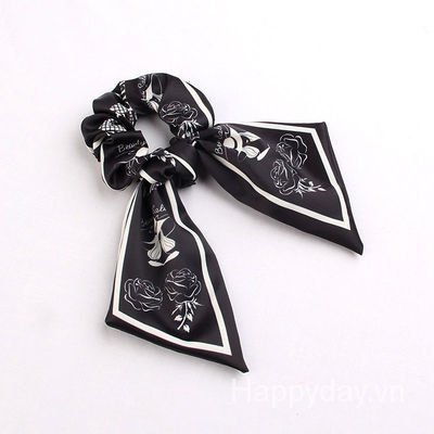 Dây buộc tóc khăn lụa thời trang cho nữ