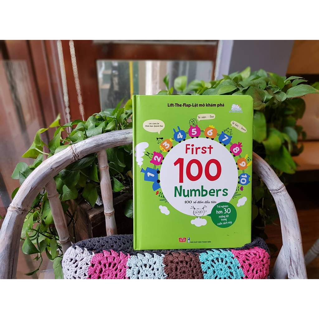 Sách tương tác - Lift-The-Flap-Lật mở khám phá - First 100 Numbers - 100 số đếm đầu tiên