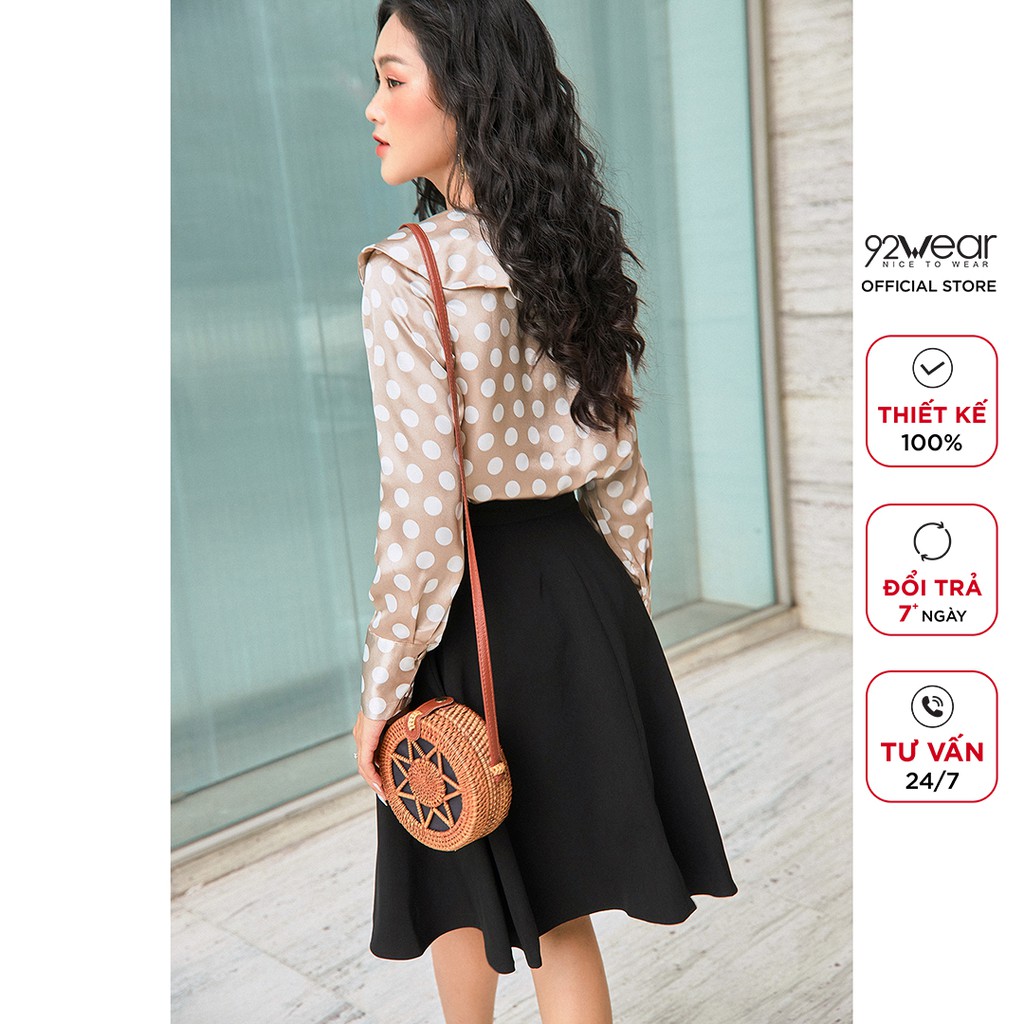 Chân váy dài công sở 92WEAR thanh lịch, tôn dáng phái đẹp JDA1895 | BigBuy360 - bigbuy360.vn