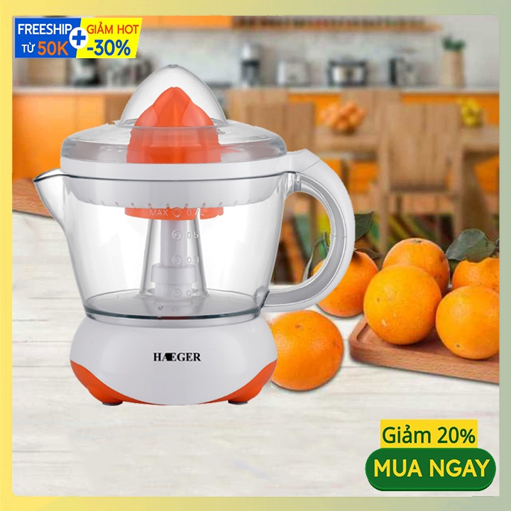 Máy vắt cam tự động đa năng Haeger 0,7L