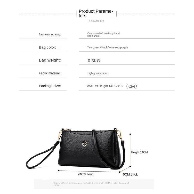 Túi Xách Da Mềm Phong Cách Hàn Quốc Dành Cho Phụ Nữ Trung Niên 6015#