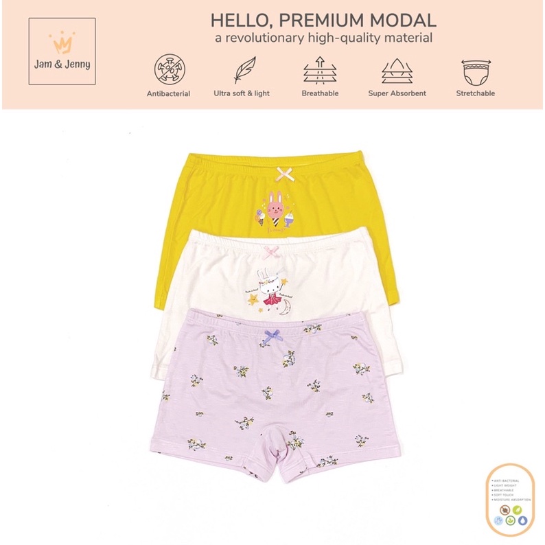 Set 3 quần chip cotton modal