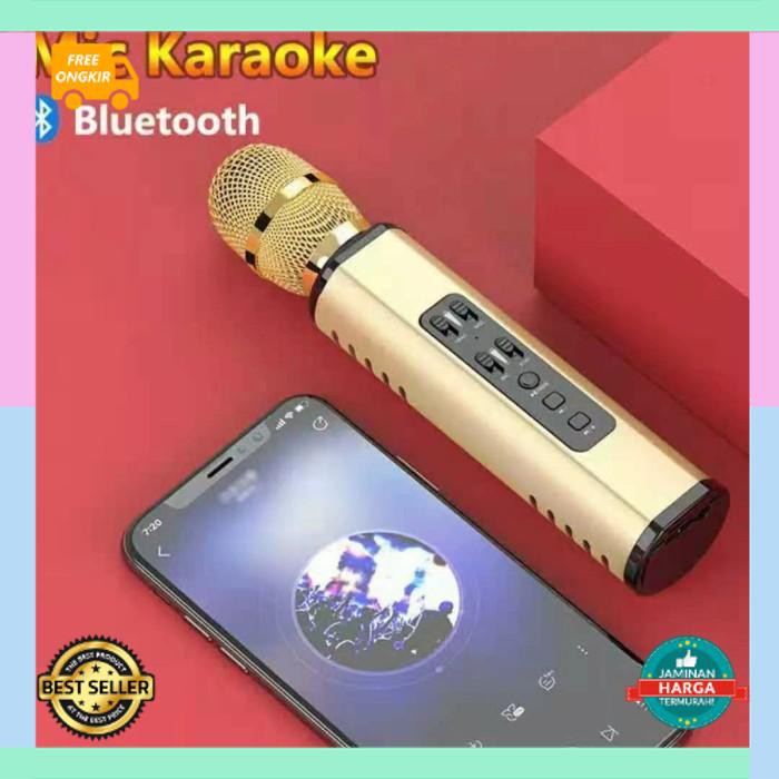 Micro Bluetooth Không Dây K6 - Màu Vàng