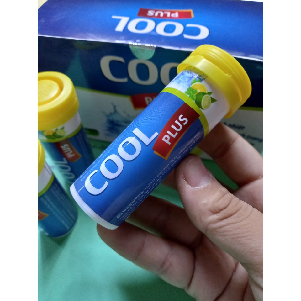 Viên C sủi Cool Plus, bù nước, thanh nhiệt 3g*10 viên/tuýp