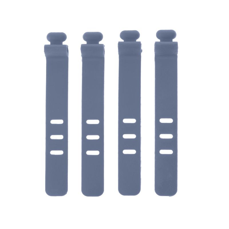 Set 4 Dụng Cụ Giữ Dây Cáp Gọn Gàng Bằng Silicon