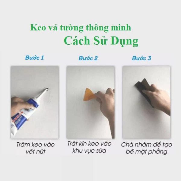 Keo Trám Tường, Keo Vá Vết Nứt Xử Lý Bong Tróc Tường, Đơn Giản Hiệu Quả Công Nghệ Mới Nhất