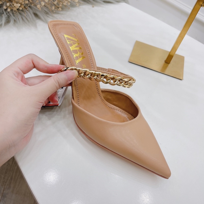 Guốc Zara Xích