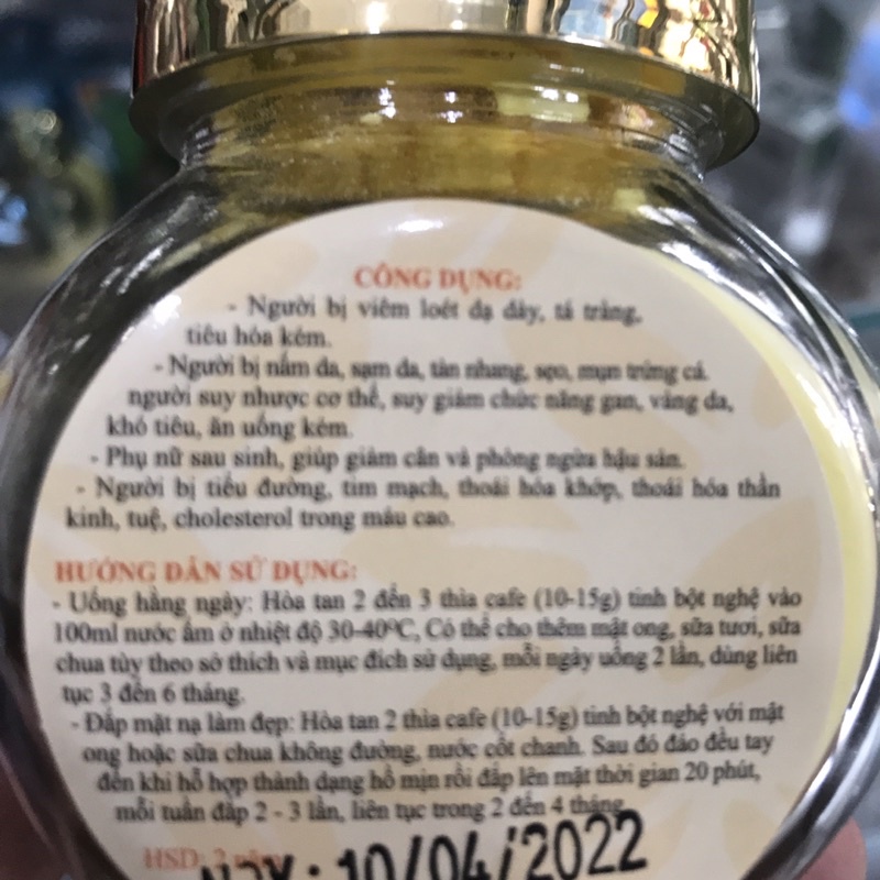 Tinh Bột Nghệ EVA OIL 100g