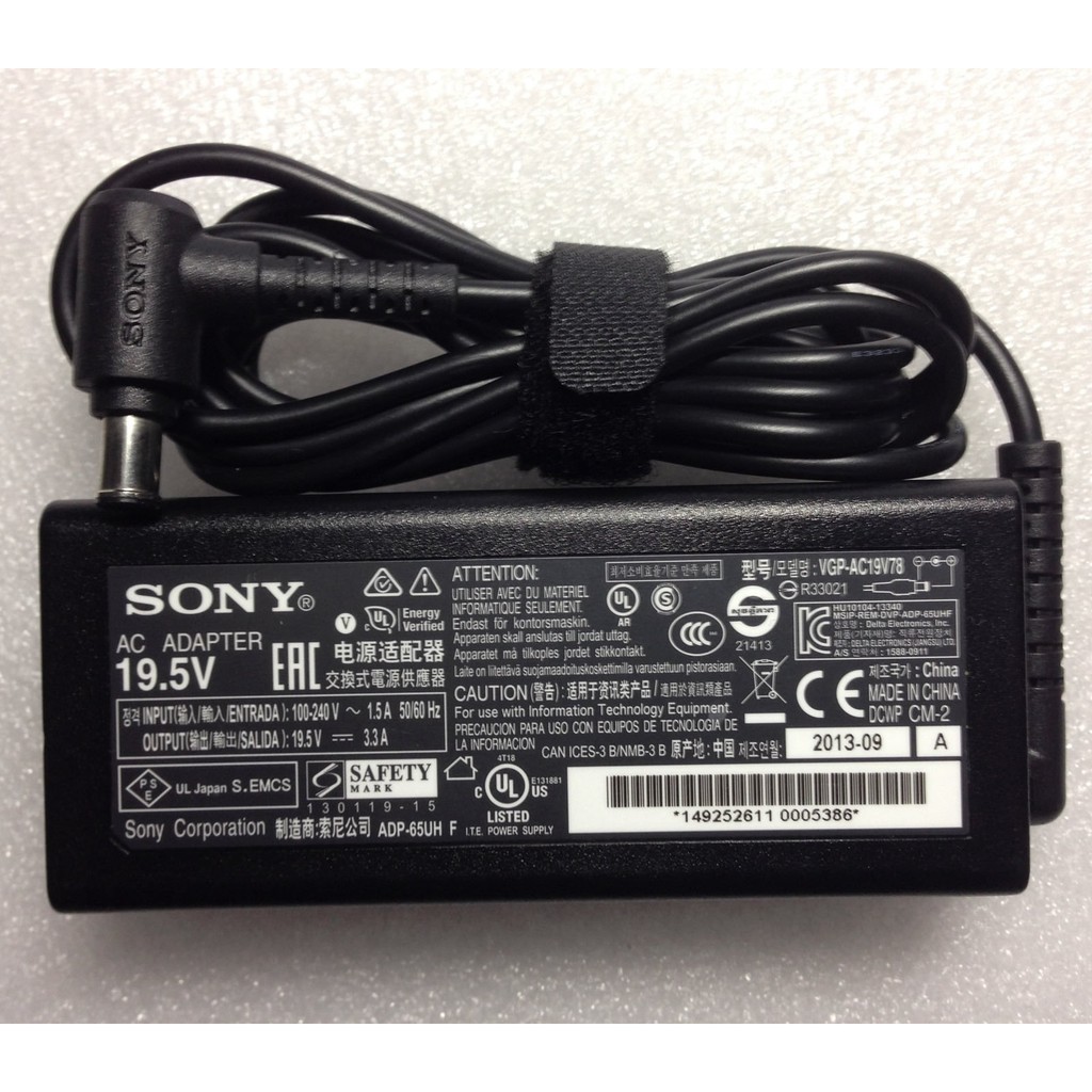 SẠC LAPTOP SONY 19V – 3.3 / 60W