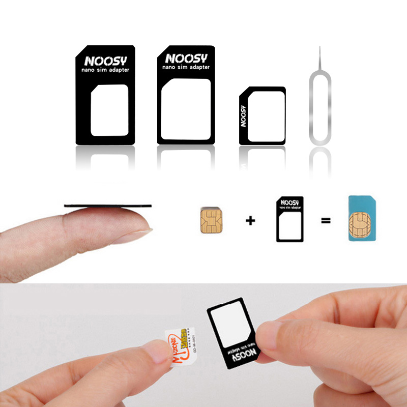 Bộ Chuyển Đổi Kết Nối Thẻ SIM FONKEN 4 Trong 1 Cho Điện Thoại iPhone