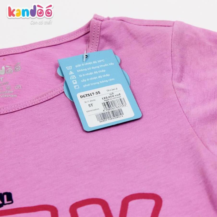 Áo tshirt bé gái DGTS1735 cotton, kandoo