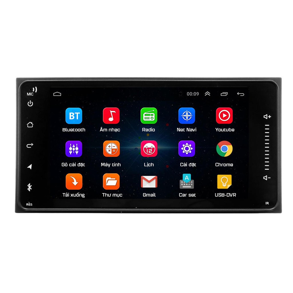 (Hỗ Trợ Tiếng Việt) Màn Hình Android 10.1 Cảm Ứng 7 Inch Bluetooth GPS Wifi Dành Cho Xe Toyota